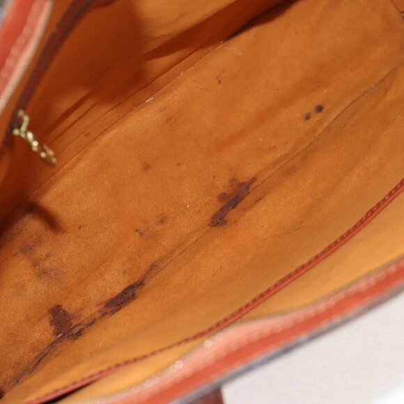 LOUIS VUITTON Epi Lussac Shoulder Bag Brown